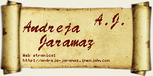 Andreja Jaramaz vizit kartica